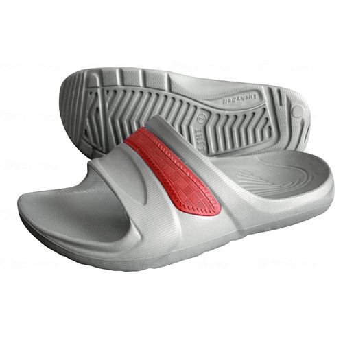 /レッド/9号楽ぴたサンダル LS−3×4