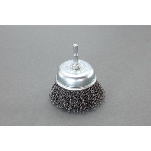 ワイヤーブラシ 6角軸(カップ型/鋼線)50mm