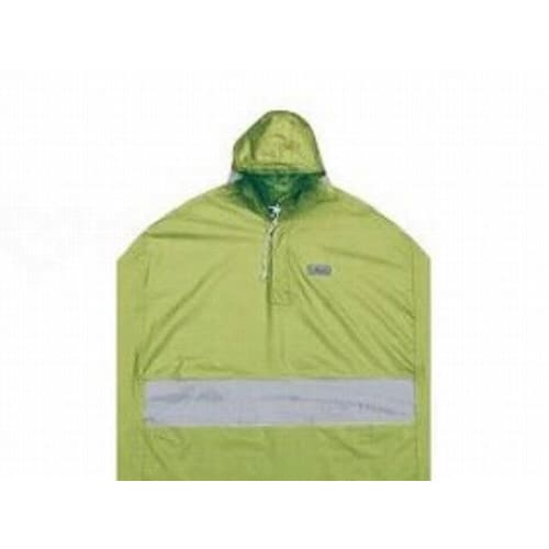 窓付きポンチョ フリーサイズ/ライムグリーン×2