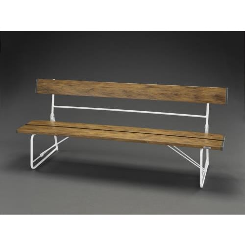 1800x516x740ベンチ背付/木目