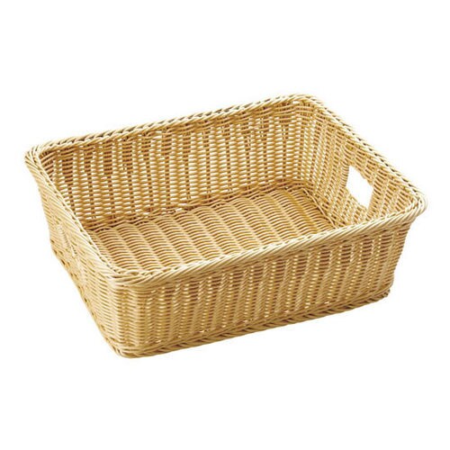 樹脂脱衣かご手付アイボリー 大