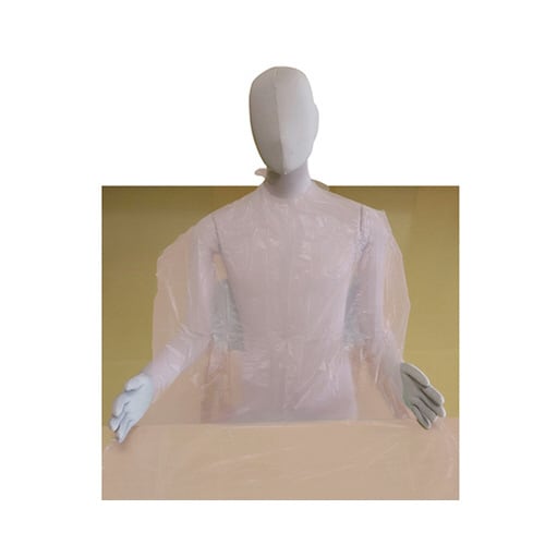 PE食事用エプロン ラベンダー