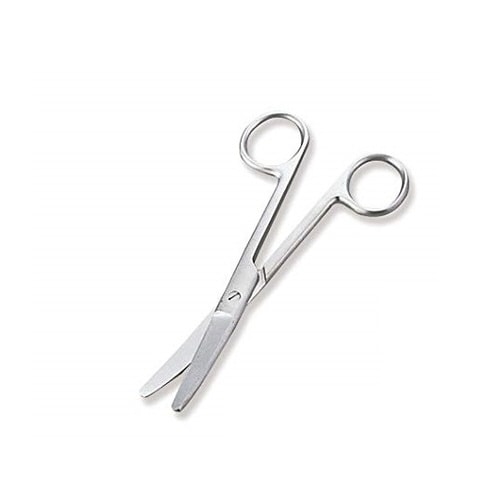 外科剪刀(ディスポタイプ6本入) 両鈍 曲