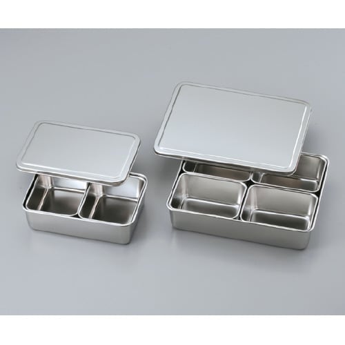 ステンレスバット蓋付き (仲子6ツ入)