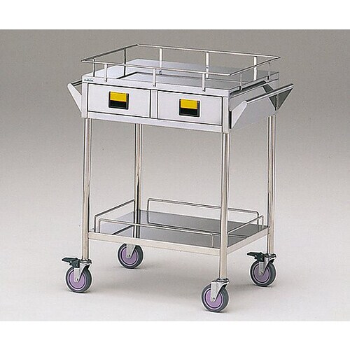 カラフルカート 2段−黄 600×450×855