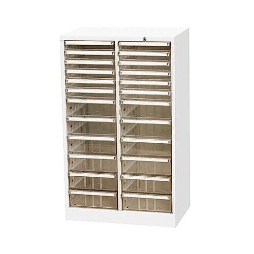 トレーキャビネット 浅・深型各6段2列