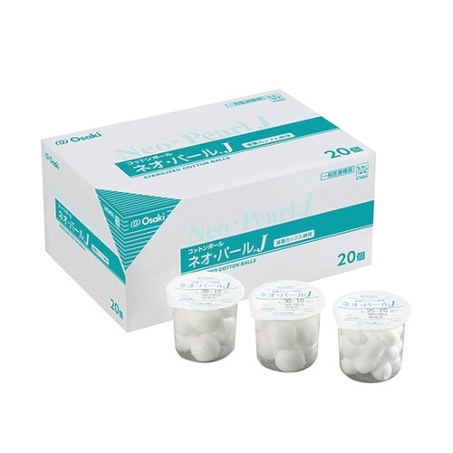 滅菌綿球(ネオパールJ(R))φ20mm