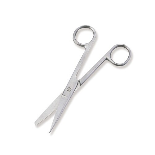 外科剪刀(ディスポタイプ6本入) 片尖 直