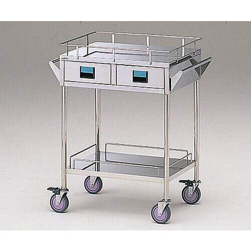 カラフルカート 2段−青 750×450×855