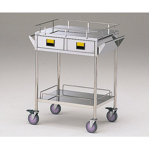 カラフルカート 2段−黄 750×450×855