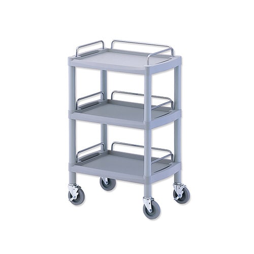 ワゴン3段 ガードレール付 560×385×825