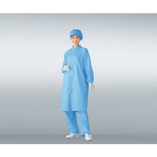 無塵衣AS207C男女兼用 ブルー 3L