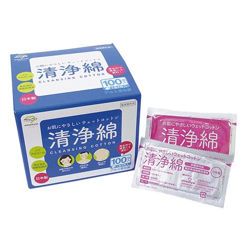 アメジスト ファミレ清浄綿 2枚/包×100包入