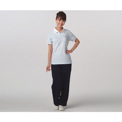 レディースポロシャツ サックス M