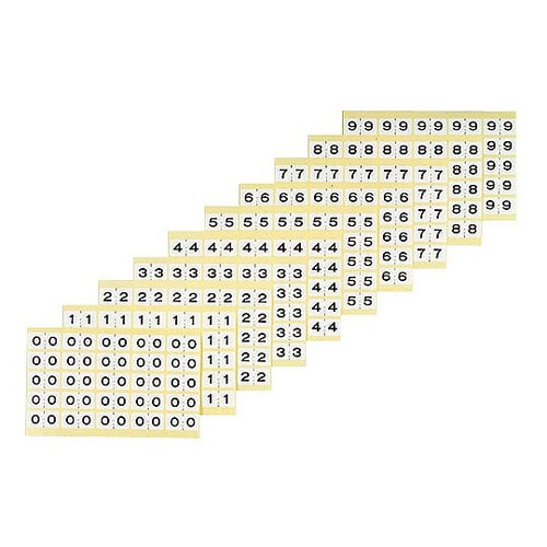 モノクロナンバーラベル 5 MNL−L