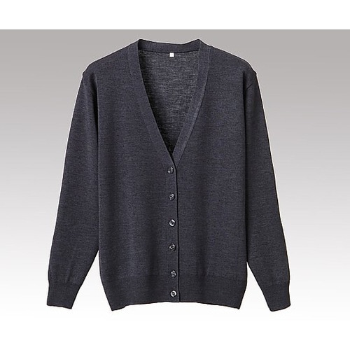 抗ピル長袖カーディガン ネイビー L