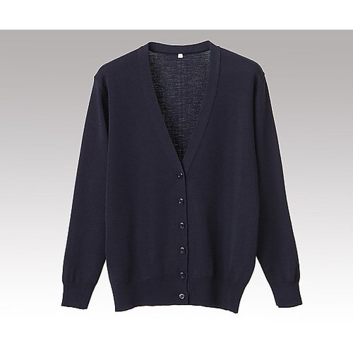 抗ピル長袖カーディガン グレー M