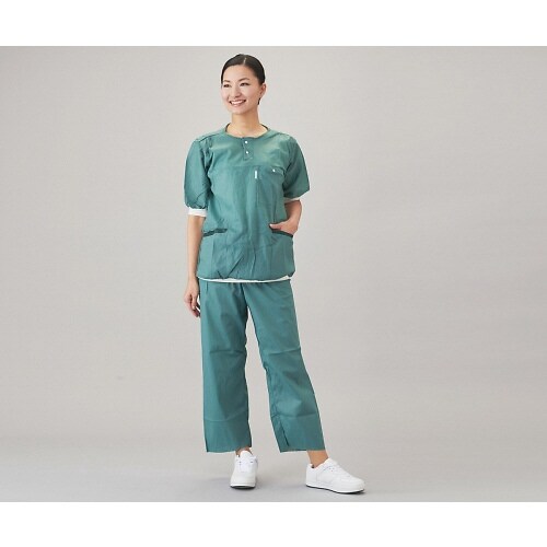 スクラブスーツ(上着・袖・裾カフ付) M