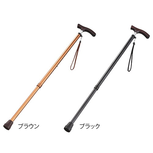 伸縮杖(スリムネックタイプ) ブラック(男性用)