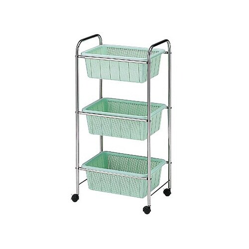 ステンレス脱衣ワゴン 520×355×1050mm