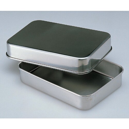 ステン蓋付バット (360×300×41mm)