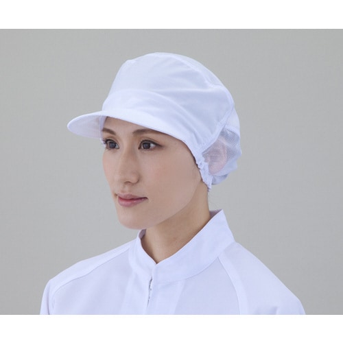 衛生帽子女性用 丸天後メッシュ