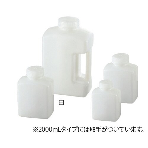 角型瓶 (HDPE製) 白 250mL