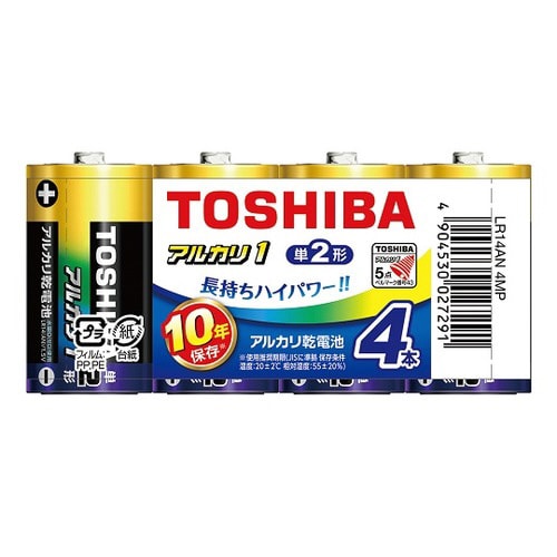 アルカリ乾電池アルカリ1(単2形4本入)