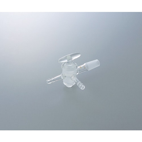 共通摺合三方ガラスコック TS19/38