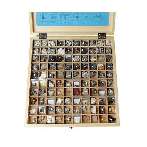 岩石標本 岩石・鉱物標本100種