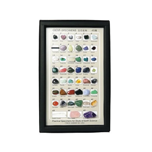 鉱物標本 宝石鉱物標本45種