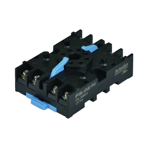 8ピンタイプ専用ソケット8ピンDINレール仕様