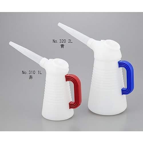 ポリジョッキー フタ付 1L 青