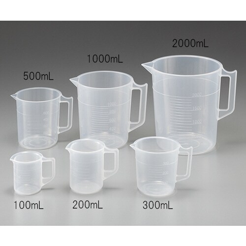 ポリプロピレン手付きビーカー1000mL