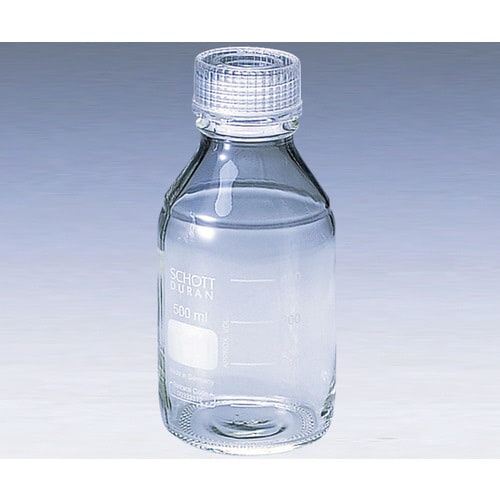 ねじ口瓶丸白 0172001503A透明蓋