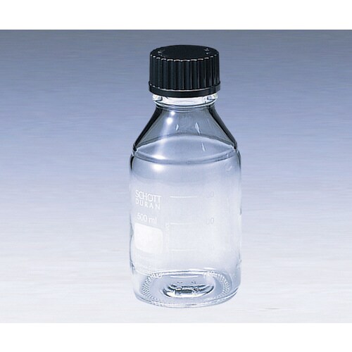 ねじ口瓶丸白 017200−1502A黒蓋