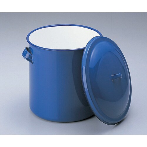 ホーローフタ付タンク 19L