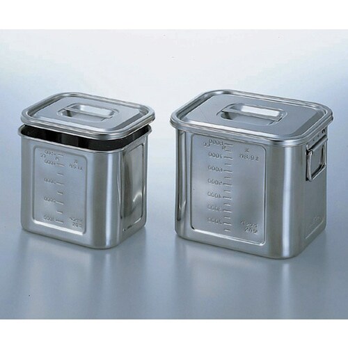 角型目盛付ポット 36型 手付き