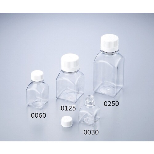 角型培地瓶(PETG製・滅菌済) 2000mL