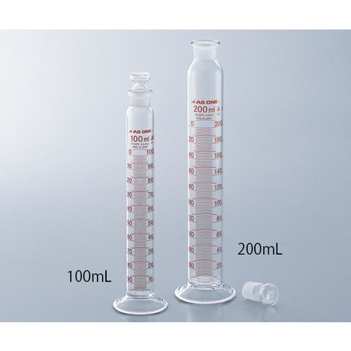 有栓メスシリンダー50ml (ASONE)