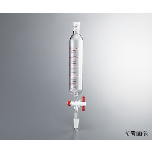 円筒分液ロート (PTFEコック) 60mL