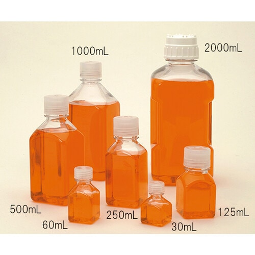 角型ボトル PC 透明 1000mL