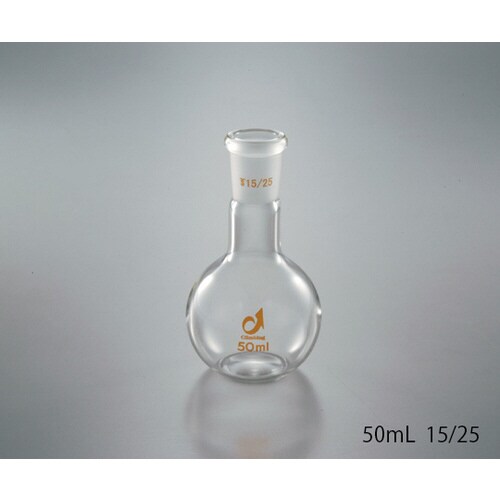 共通摺合短首平底フラスコ 0.3L TS24/40