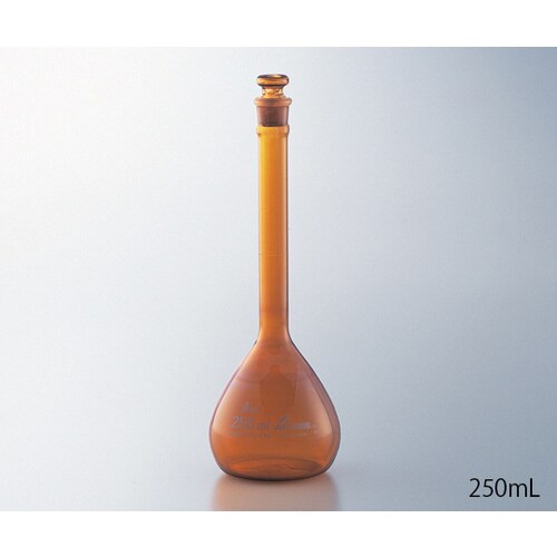 メスフラスコ 茶 5ml 高精度 ASONE
