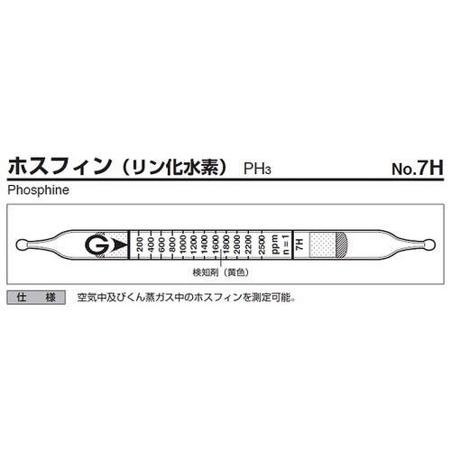 ガス検知管 7H
