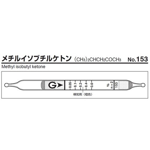 ガス検知管 153