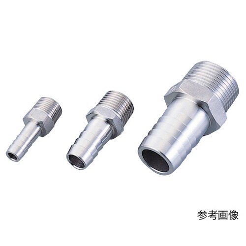 六角ホースニップルステンレス製1/2PT−12.7