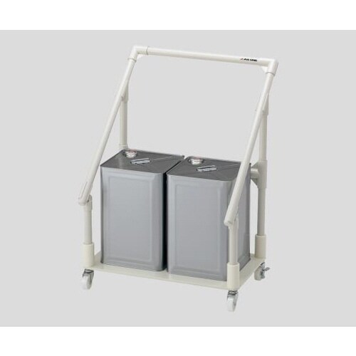 廃液回収トレーワゴン 一斗缶1ヶ用