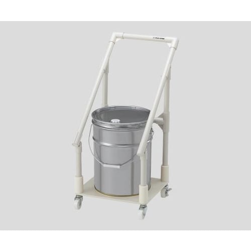 廃液回収トレーワゴン ペール缶1ヶ用