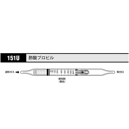ガス検知管 酢酸プロピル 151U